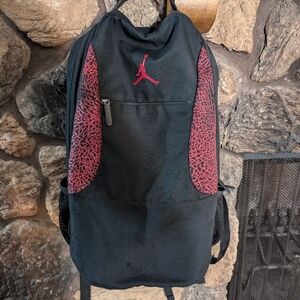 Rare Vintage Air Jordan Flight City Elephant Print Backpack